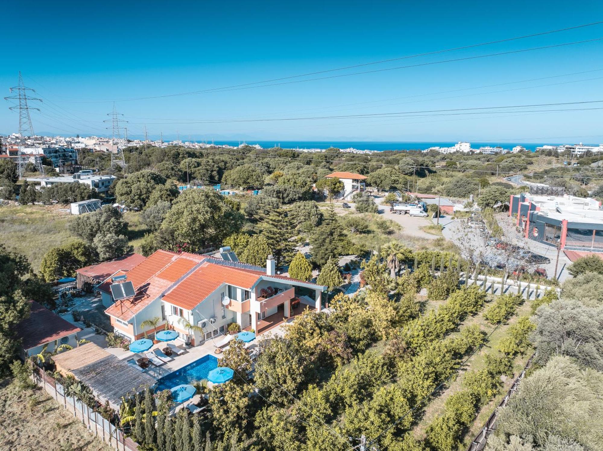 Artzy Villa Rhodes City Bagian luar foto