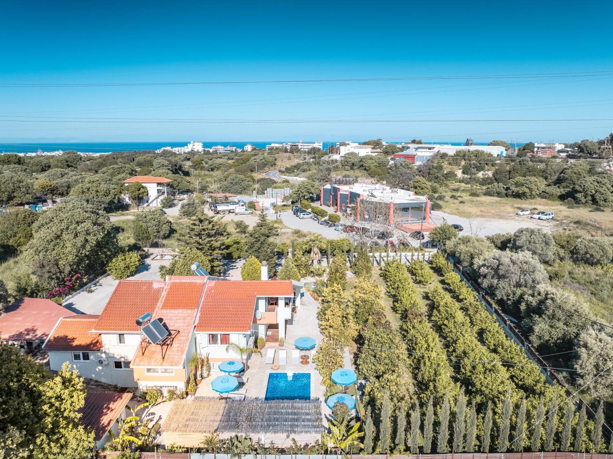 Artzy Villa Rhodes City Bagian luar foto