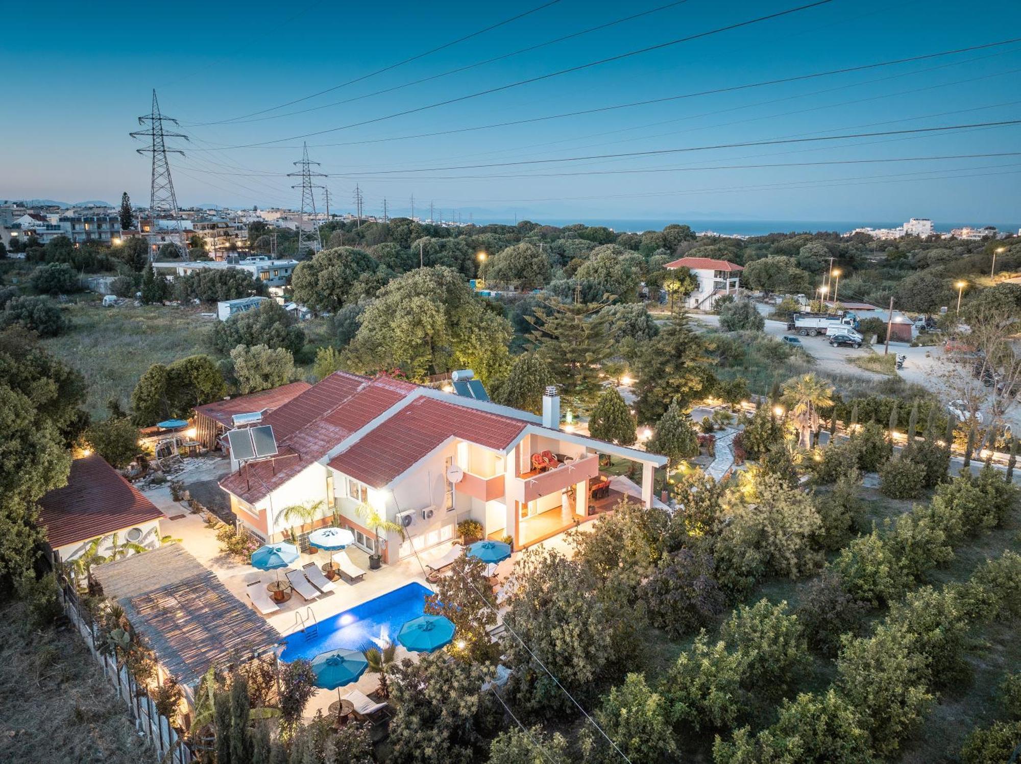 Artzy Villa Rhodes City Bagian luar foto