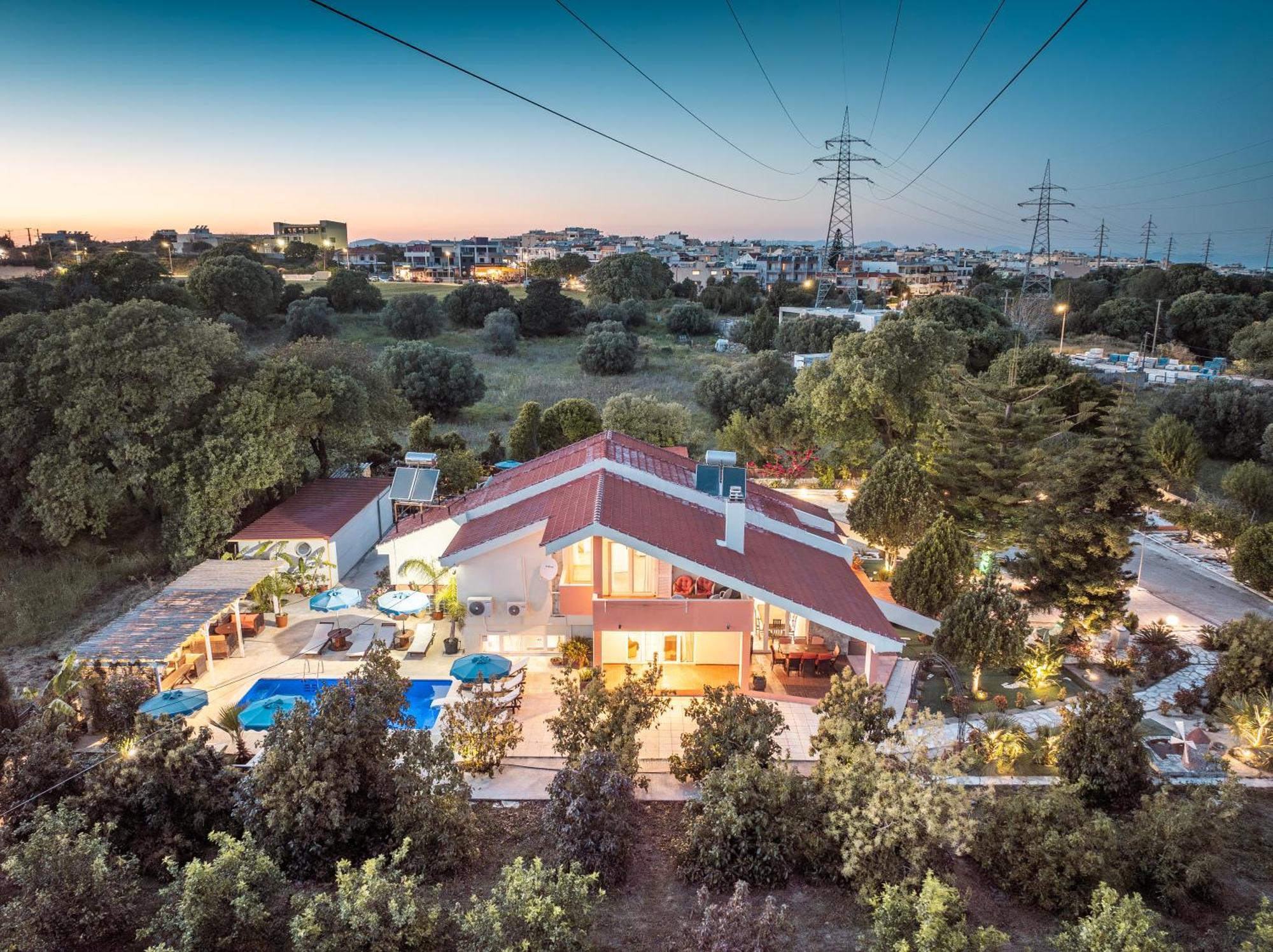 Artzy Villa Rhodes City Bagian luar foto