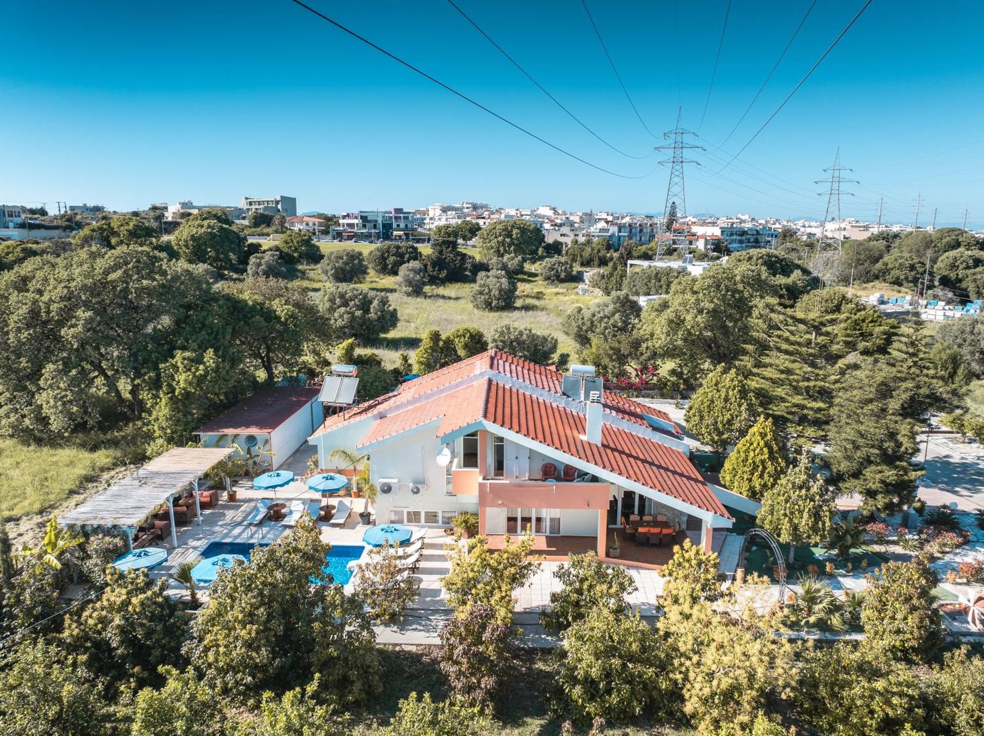 Artzy Villa Rhodes City Bagian luar foto