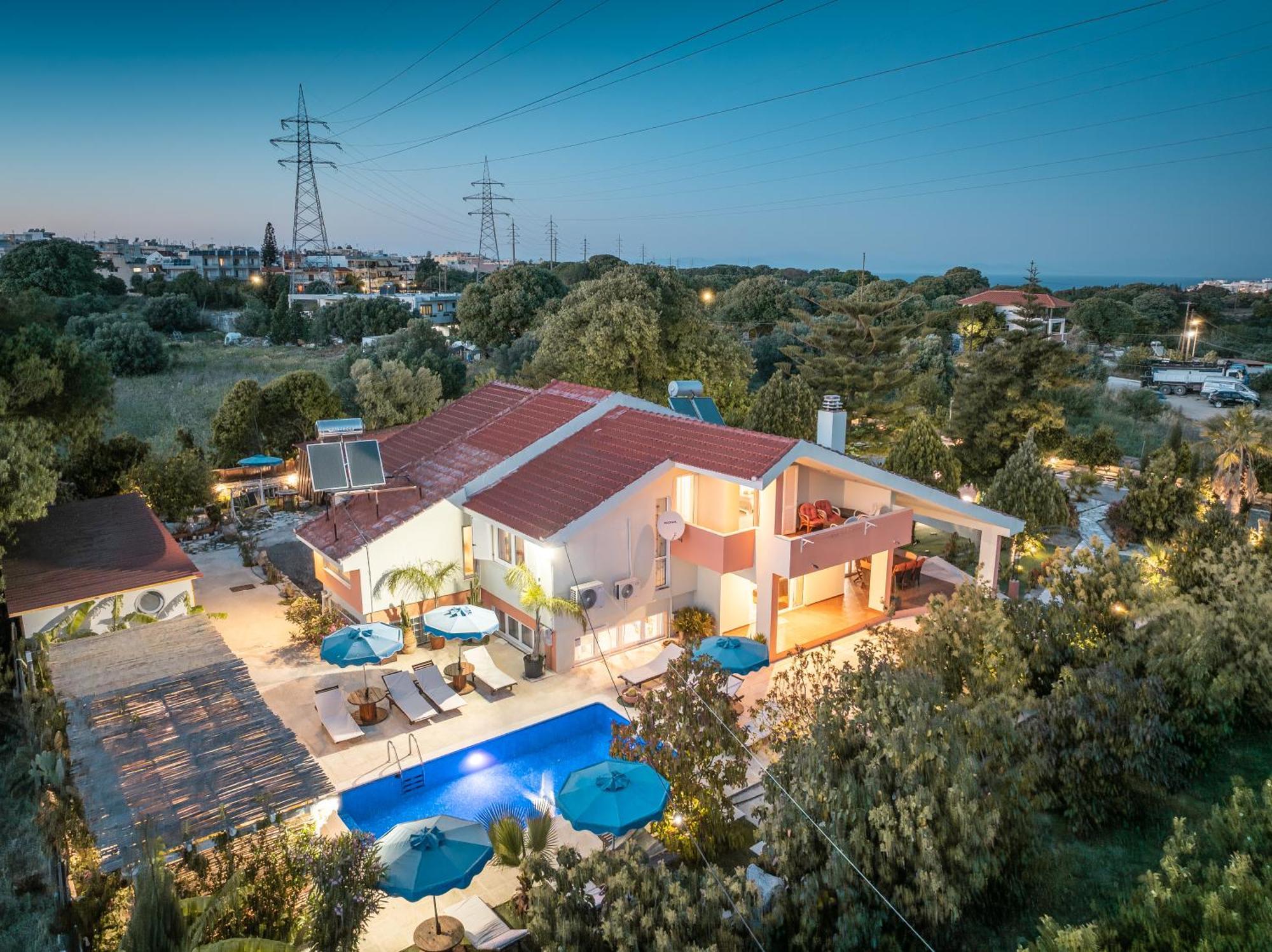 Artzy Villa Rhodes City Bagian luar foto