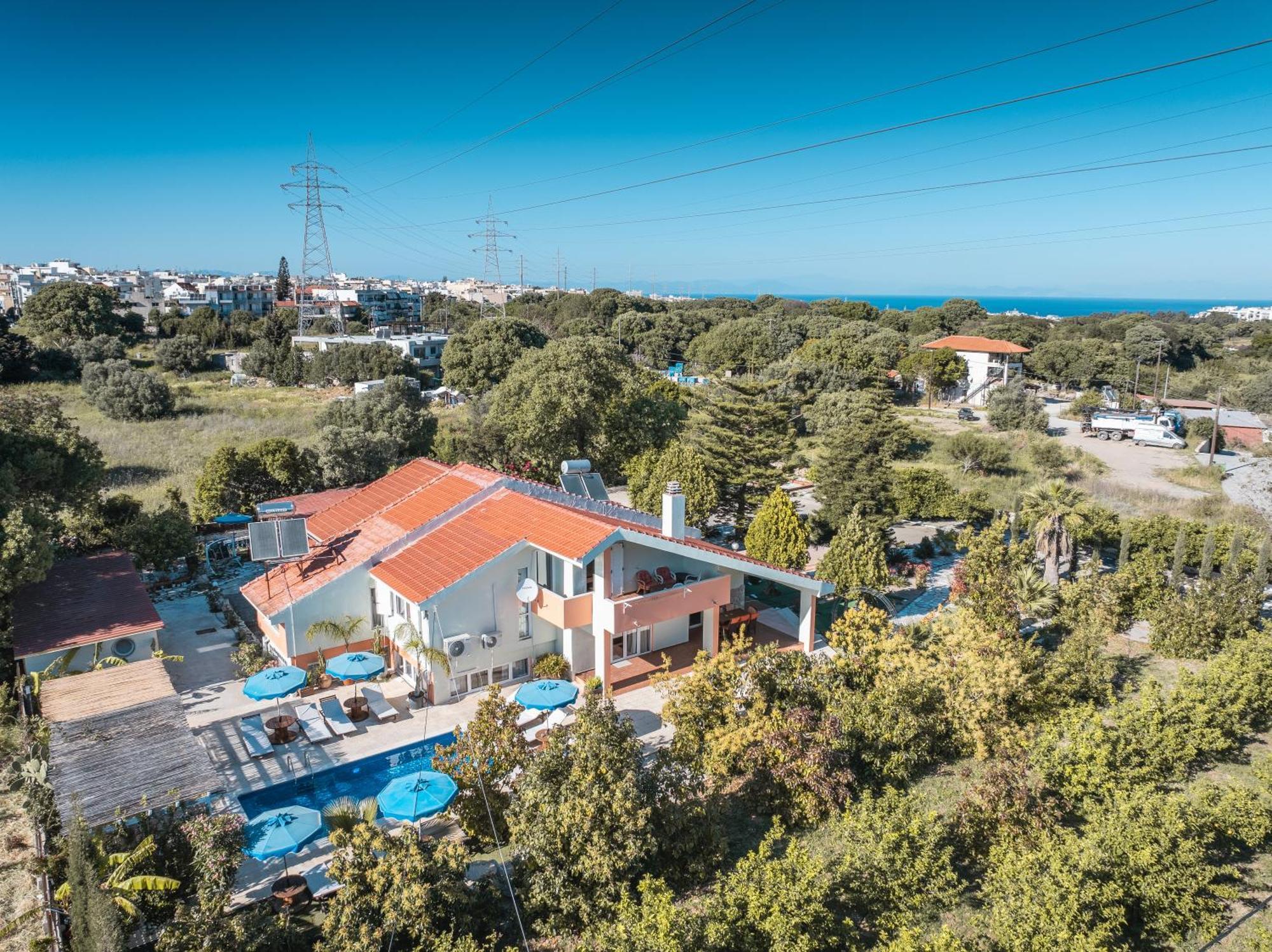 Artzy Villa Rhodes City Bagian luar foto
